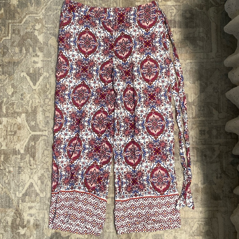Printed Loft Pants, Medium